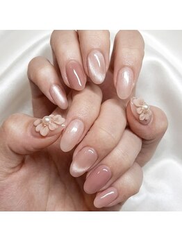 アイネイルズ 東花園店(I.NAILS)/お花ネイルデザイン