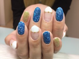 今年も人気☆デニムnail