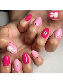 ミュウミュウ(MYUMYU)/ミッフィーアートネイル