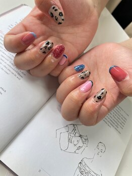 チャイ 大阪上本町店(chai)/お花レオパード