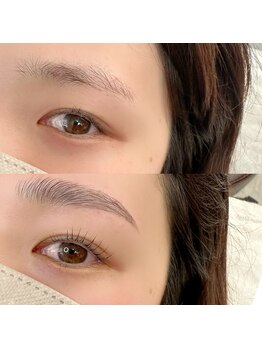 ラメール(La mer)/ハリウッドブロウ×まつげパーマ