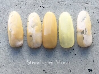 サロンストロベリームーン(Salon Strawberry Moon)/イエローネイル ¥6980