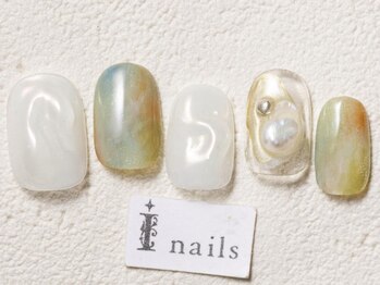 アイネイルズ 渋谷店(I nails)/夏の大人ニュアンス