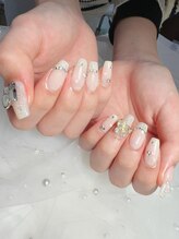 ルシエル(le ciel)/お客様ネイル～ツイードネイル