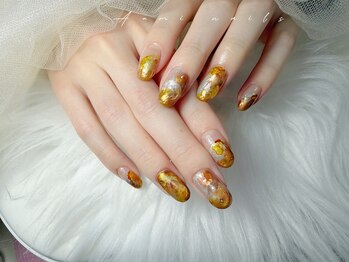 アユミネイル 川崎(Aumi nail)/肌色綺麗に見せるニュアンス！