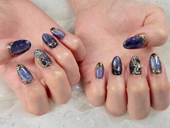 水引きイベントネイル