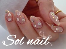 ソルネイル 池袋(Sol Nail)/定額春大人かわいいコース