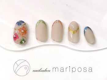 【Hand】春ハンドネイル