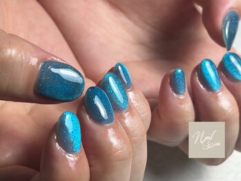 ネイルセッション(nail session)/夜空のようなブルーマグネット