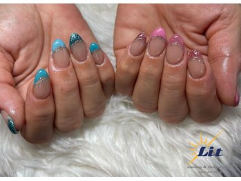 セレブボディ 京王八王子店/ネイル/ミラーライン入フレンチ