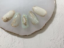ネイルソファ 木津(nail sofa)/【足立】大理石ネイル