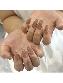 ジーナ 天神(Zina)/水滴ネイル♪ホログラムハート