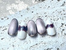 モモネイル(MOMO nail)/ニュアンスネイル/秋冬ネイル