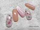 桜シールネイル