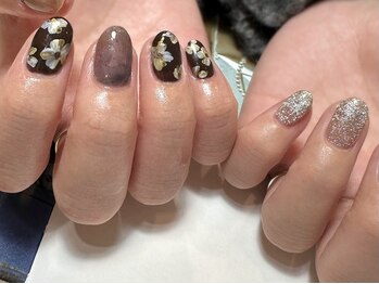 デューネイルスタジオ(dew nail studio)/ニュアンスフラワー