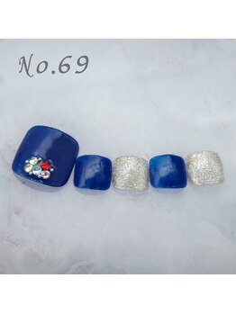はあとねいる 渋谷三丁目店/フットネイル:No.69