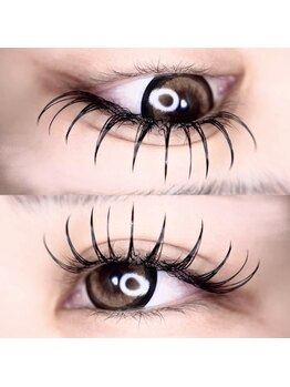 リア(lia)の写真/【マツエク140本~上下振り分けでぱっちりeye】+¥550でフラットラッシュ14mm以上のロングマツエクに変更可!