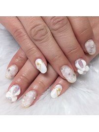 ホワイトネイル☆