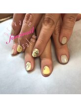 ファッシネイル(fascinail)/手描きフラワーネイル