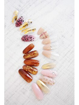 ラルネイル 大宮(Lull. nail)/＊秋冬＊柄デザイン＊