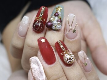 ヴィエル ネイル(VIEL NAIL)/イベント☆X'masネイルデザイン