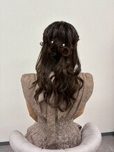 ミカヅキ 赤坂/ハーフアップアレンジヘア！