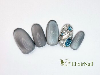 エリクサーネイル 西武新宿(Elixir Nail)/定額a シンプル/クーポン使用