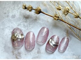 ピンク マグ ミラーアート