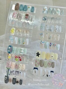 スノーフレーク(Snowflake)/最新アート♪季節定額デザイン