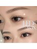 持続力◎セットメニュー【LEDエクステ＋眉毛wax】120本(オフなし)￥11400→