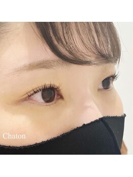 ネイルアンドアイラッシュ シャトン(Chaton)/まつげパーマ◆￥4000