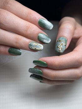 ネイルサロン プール ヴー(Nail Salon Pour Vous)/【オーダー】クリスマスネイル