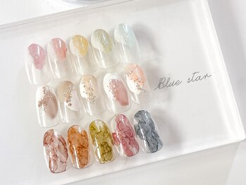 ブルースター 名古屋名駅店/塗りかけニュアンスネイル4980円