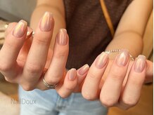 ネイル ドゥ 岡山駅前店(Nail Doux)/シンプルミラーネイル