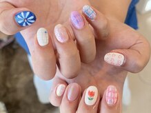 チエム(Chi em)/【夏】落書きネイル