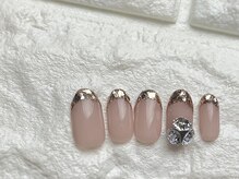 プロモート 岡山城下店(Promote)/ガラスフレンチ×Vカット 岡山