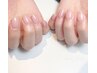 【お爪にお悩みの方オススメ】クリアネイル　（オフ込み）¥5300→¥3700