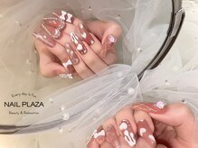 ネイルプラザ 河原町OPA店(NAIL PLAZA)/バレンタインネイル
