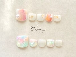 4月フットネイル定額【Nuance】