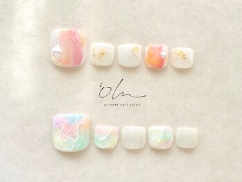 オル('olu)/4月フットネイル定額【Nuance】