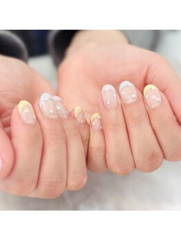 ネコ(neko)/春らしいパステルフレンチ