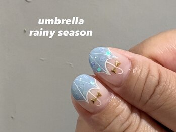 ネイルズ ララ(nails Lala)/梅雨のdesign