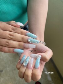 デザイン定額×スカルプネイル