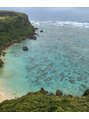 サロン ド シャルール&nbsp;沖縄で綺麗な海を見るのが好き☆けど、雨or曇りが多いです。。笑