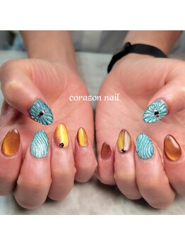 コラソンネイル(corazon nail)/定額☆選べるデザインコース☆