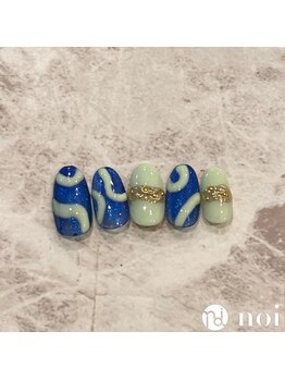 ノイ noi 千歳船橋店 ネイルサロン/2024.8月定額デザイン3-2