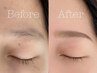 美眉毛アイブロウデザインWAX＋間引き（毛量調整）＋眉毛メイク仕上げ ¥3800