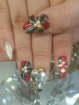 マイネイルアンドアイラッシュ(MyNail&Eyelash)/Xmasネイル