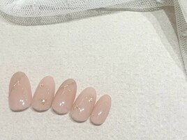 ピンクネイル/上品大人ネイル