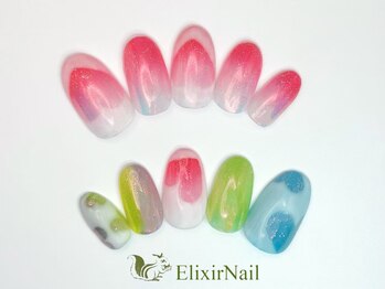 エリクサーネイル 池袋(Elixir Nail)/定額c やり放題/クーポン使用